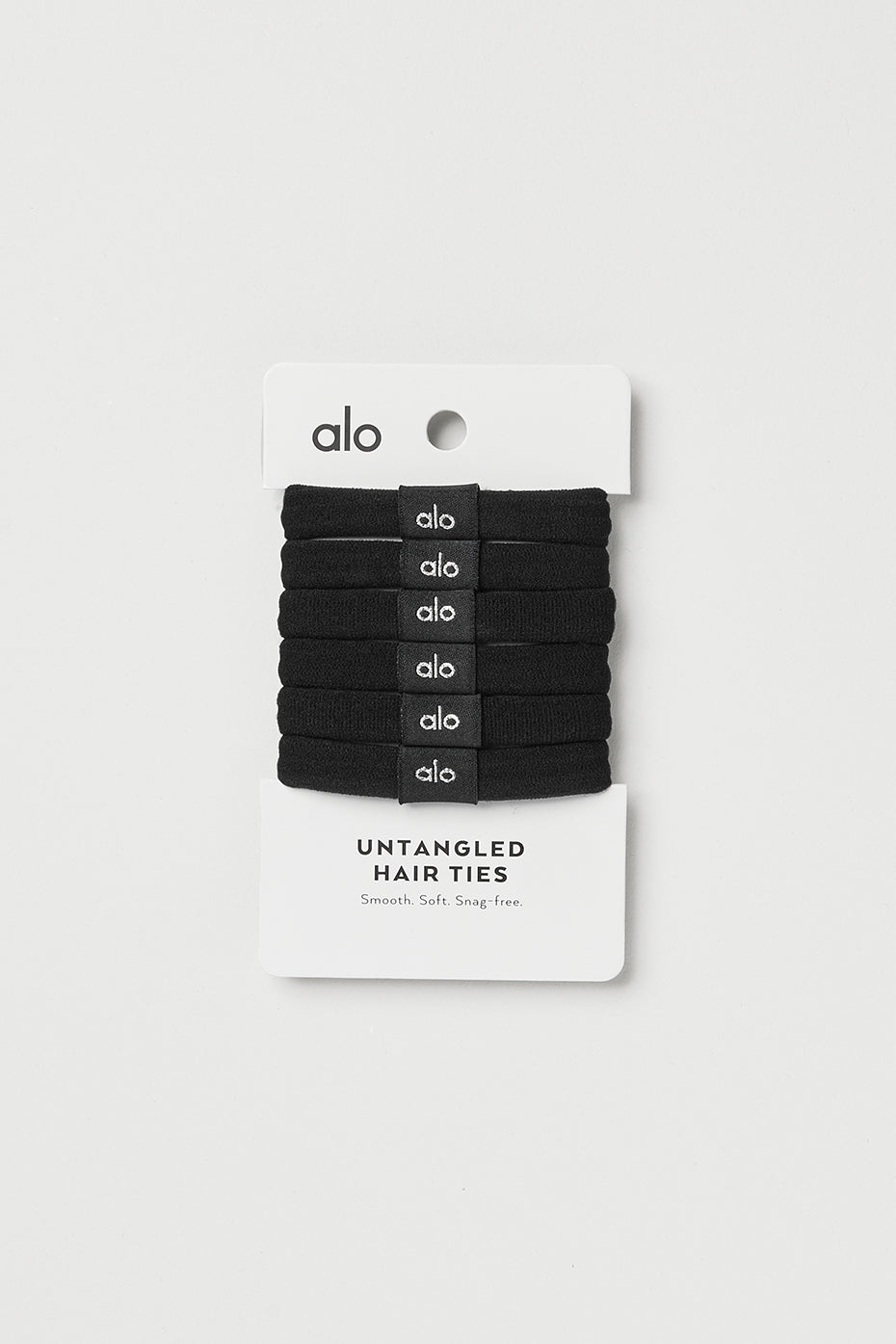 Untangled Hair Tie 6-Pack - Black — photo 1