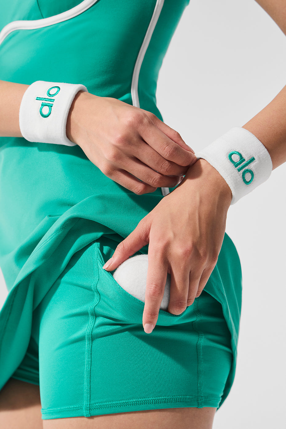 Glow Wristband (2-Pack) - White/Spruce Green — photo 2