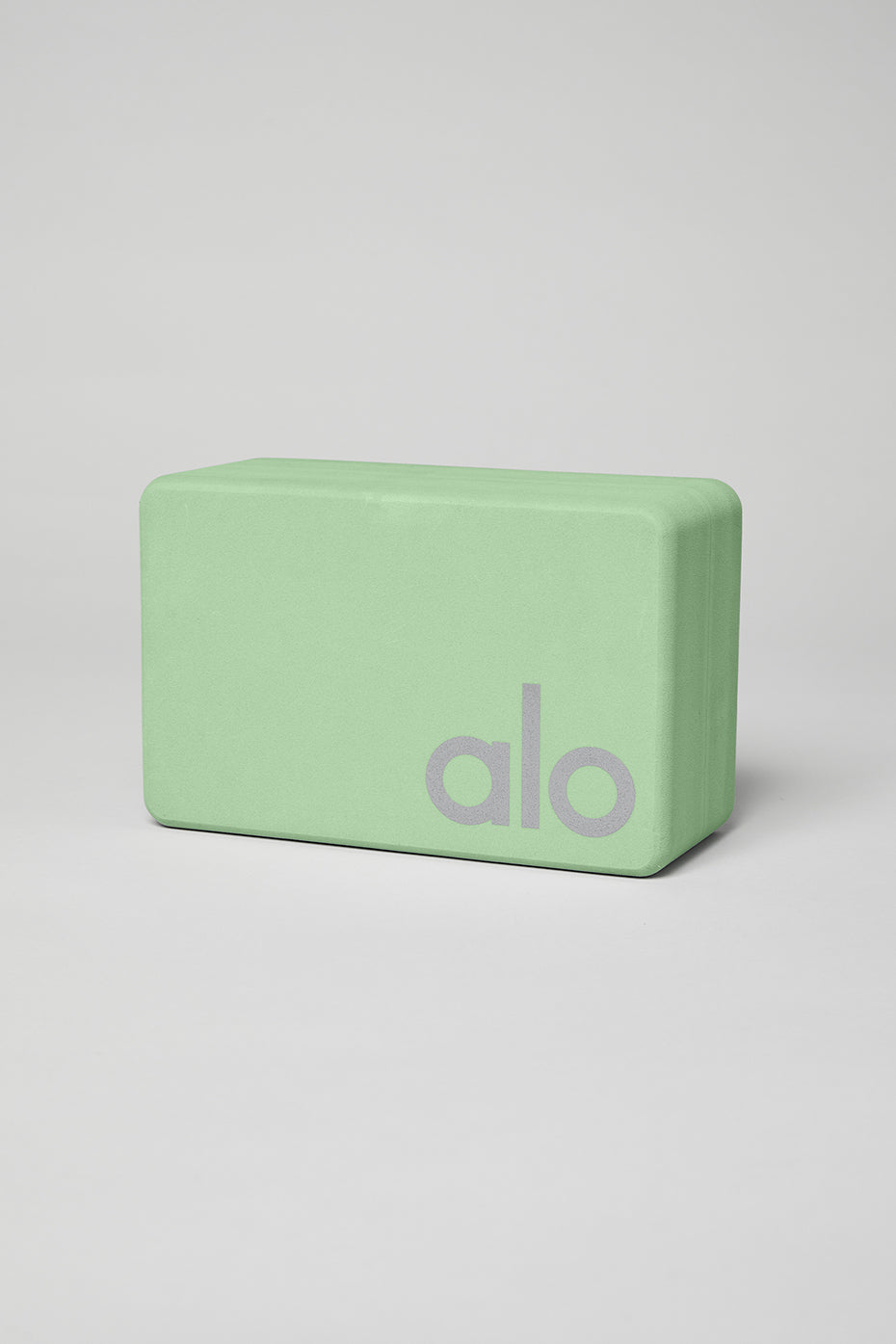 Uplifting Yoga Block - Honeydew/Silver — photo 2