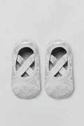 Women's Pivot Barre Sock - Athletic Heather Grey — photo 1