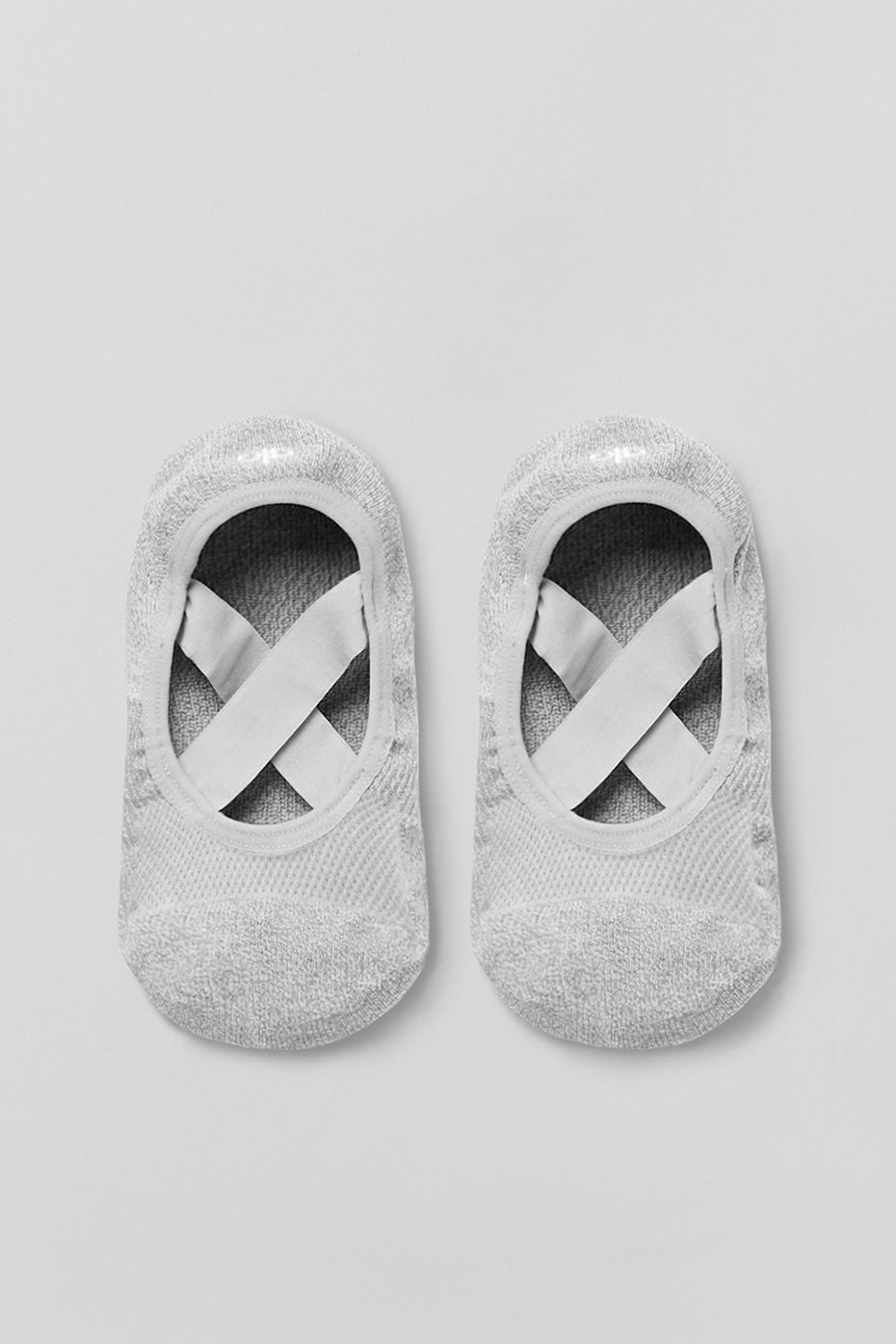 Women's Pivot Barre Sock - Athletic Heather Grey — photo 1