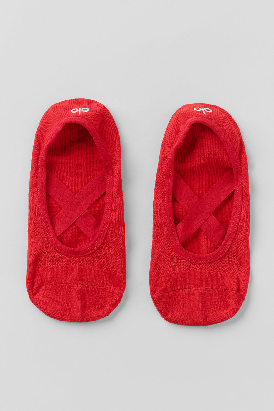 Women's Pivot Barre Sock - Bright Red — photo 1