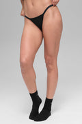 Airbrush Invisible String Thong - Black — photo 1