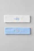 Glow Sweatband (2-Pack) - Seashell Blue/White — photo 1