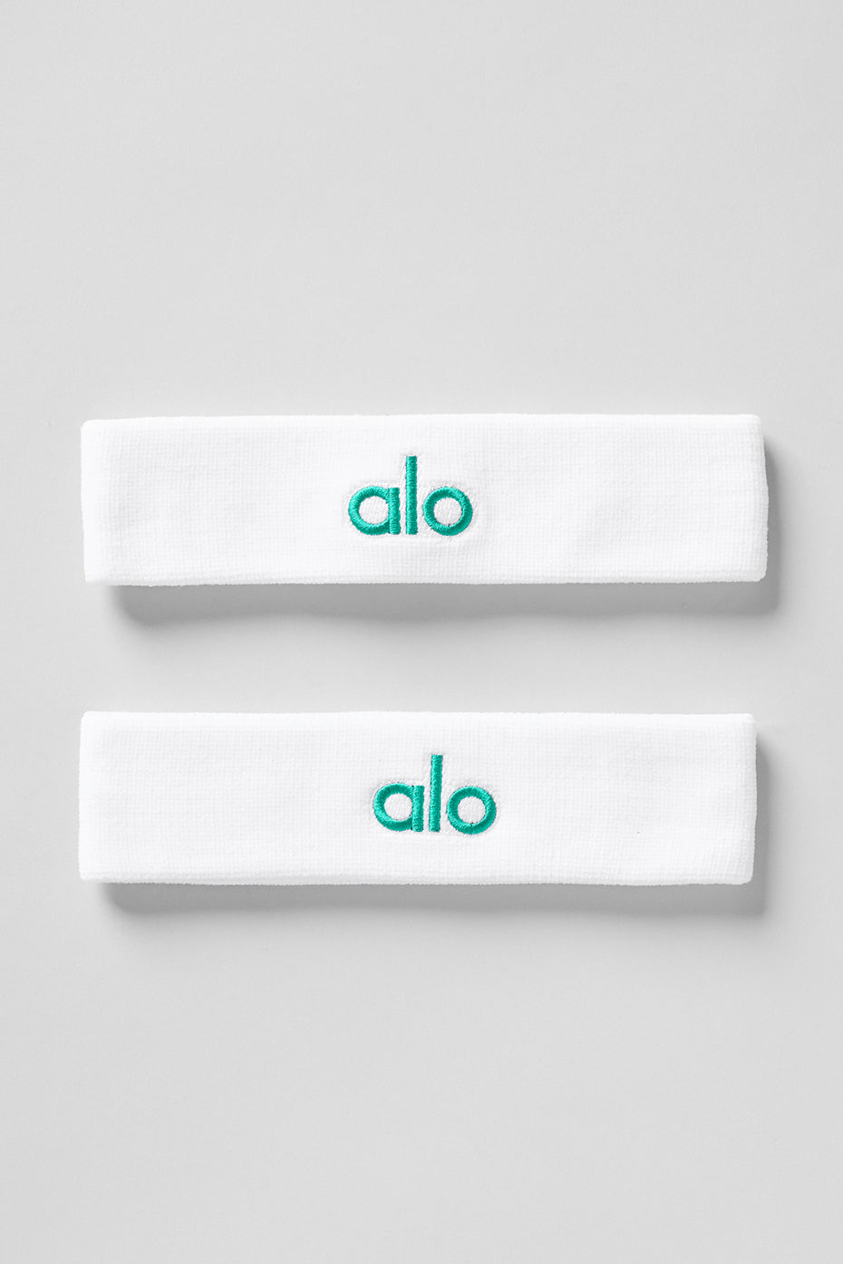 Glow Sweatband (2-Pack) - White/Spruce Green — photo 1
