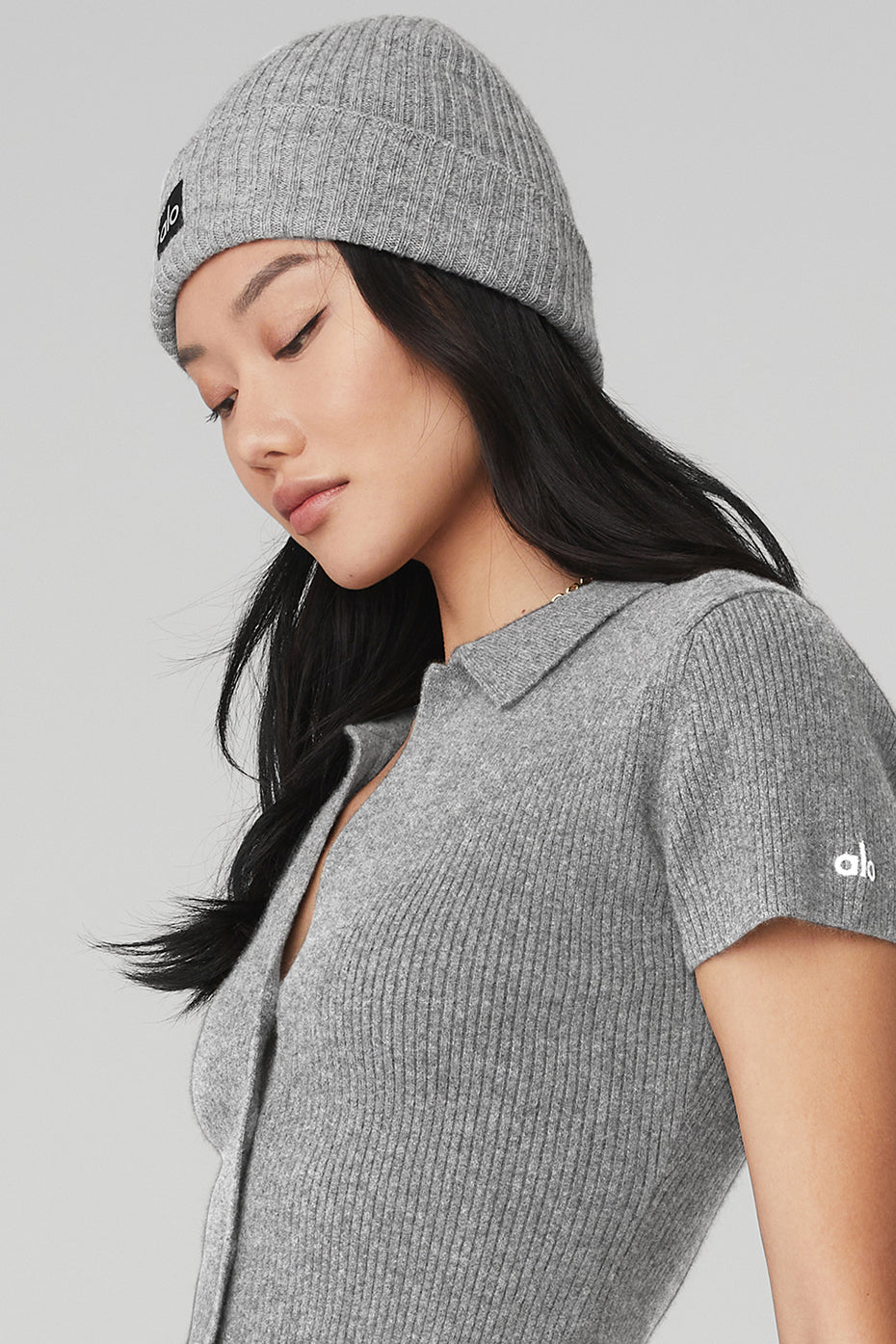 Cashmere Beanie - Dove Grey Heather — photo 1