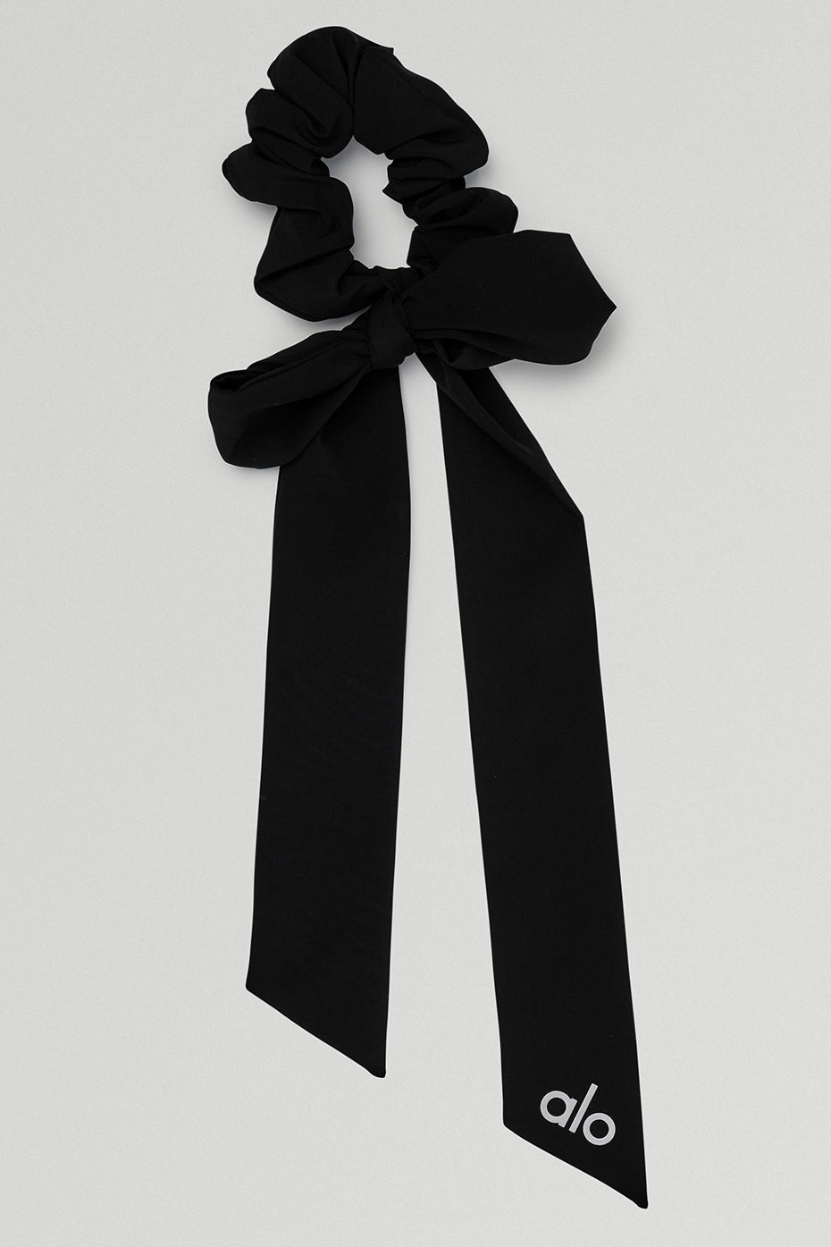 Love Knots Tie Scrunchie - Black — photo 1