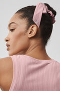 Love Knots Tie Scrunchie - Vintage Pink — photo 1