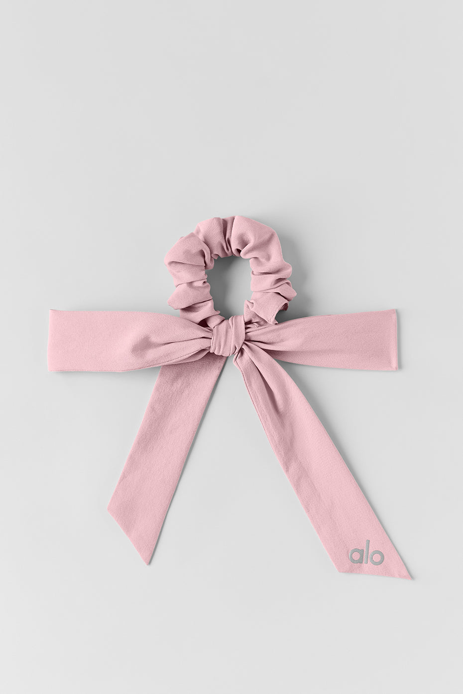 Love Knots Tie Scrunchie - Vintage Pink — photo 2