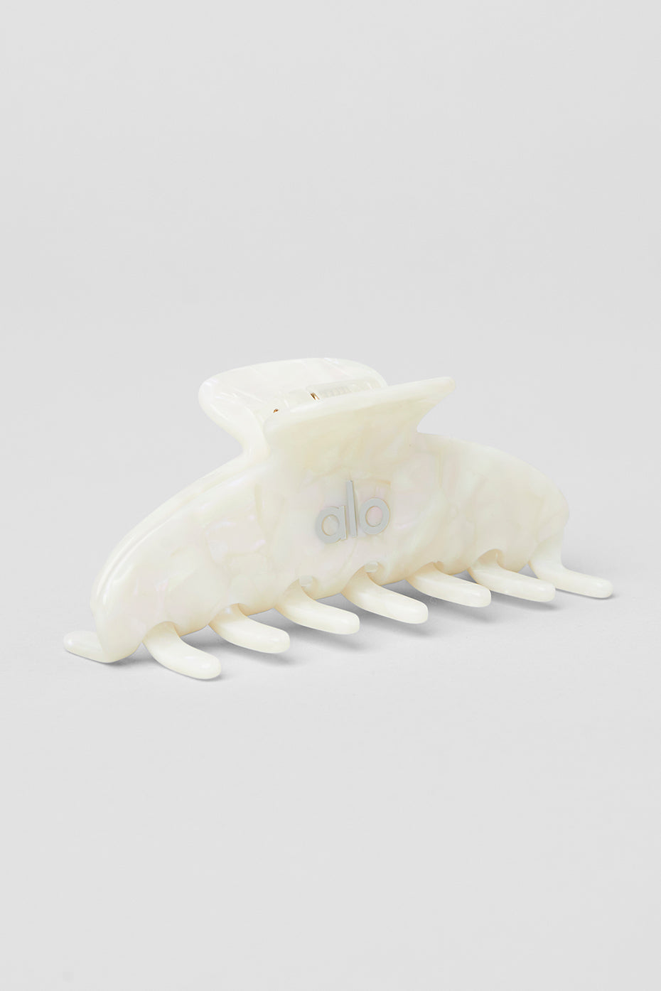 90's Claw Clip - White Pearl — photo 1