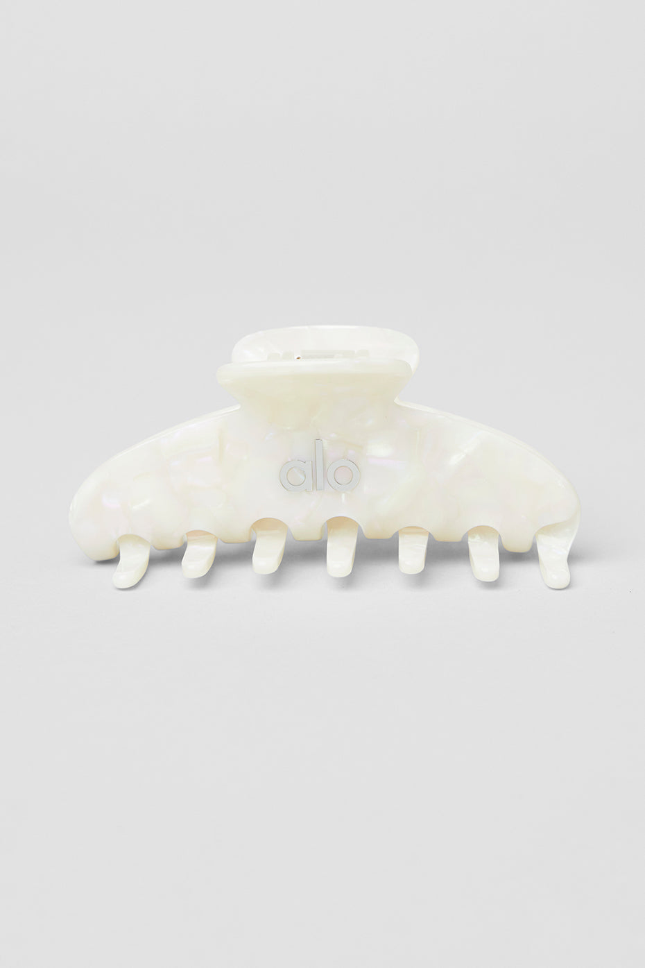 90's Claw Clip - White Pearl — photo 2