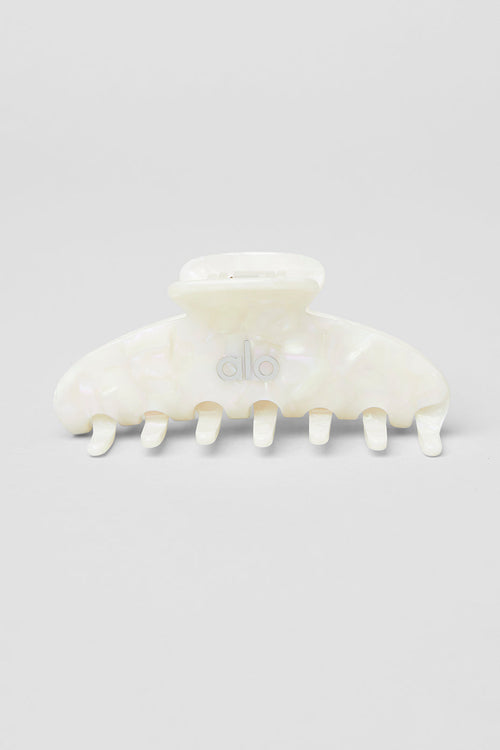 90's Claw Clip - White Pearl — photo 2