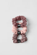 Fresh Mini Scrunchie 3-Pack - Mushroom/Pink Quartz/Smoky Quartz — photo 1