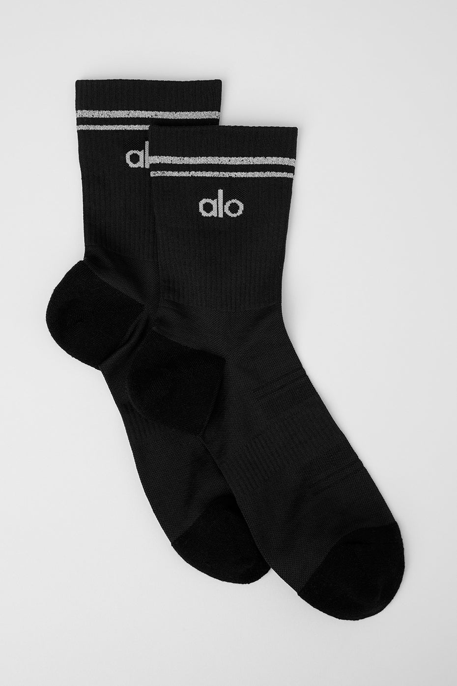 Unisex Half-Crew Performance Sock - Black — photo 1