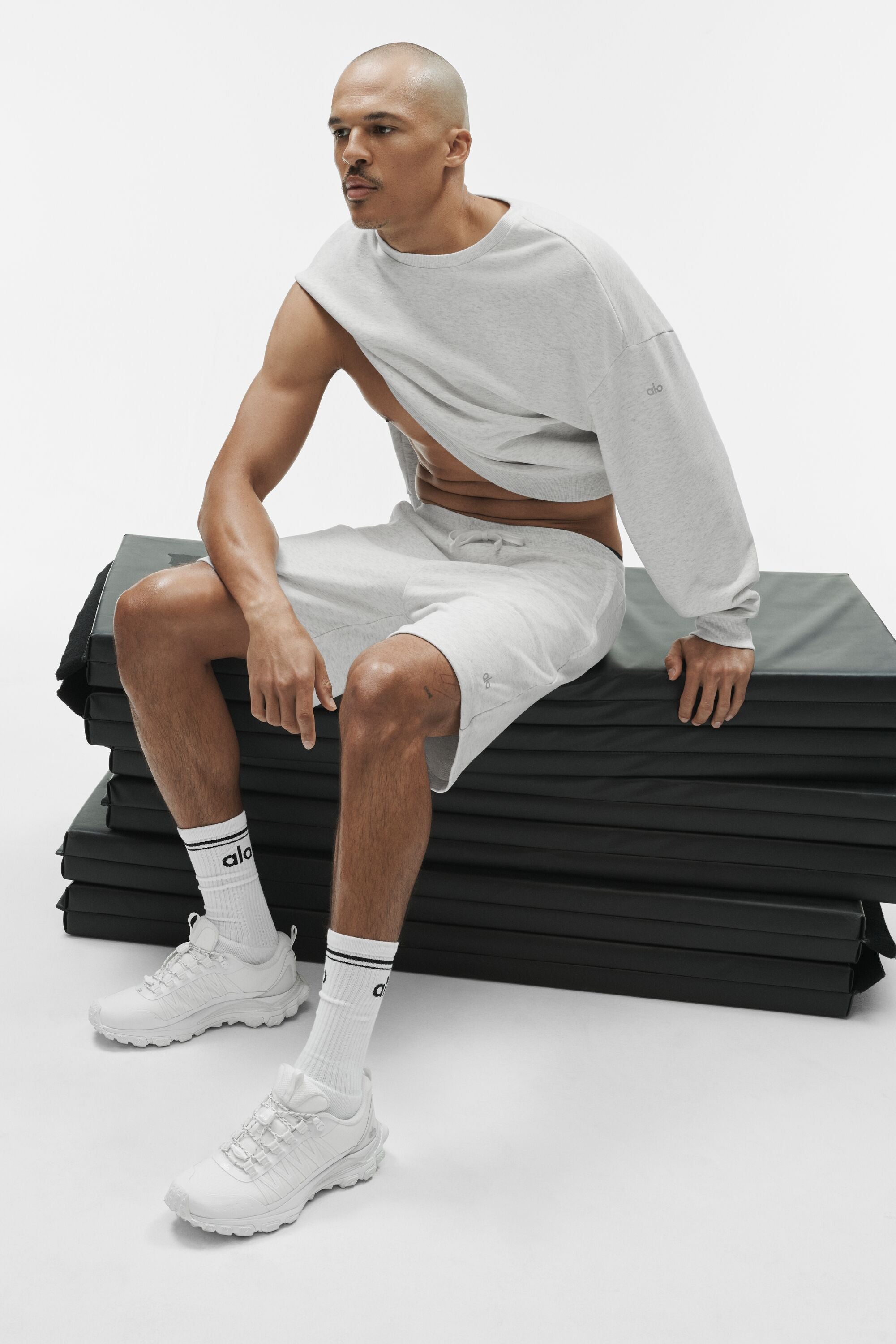 Unisex Throwback Sock - White/Black — photo 2