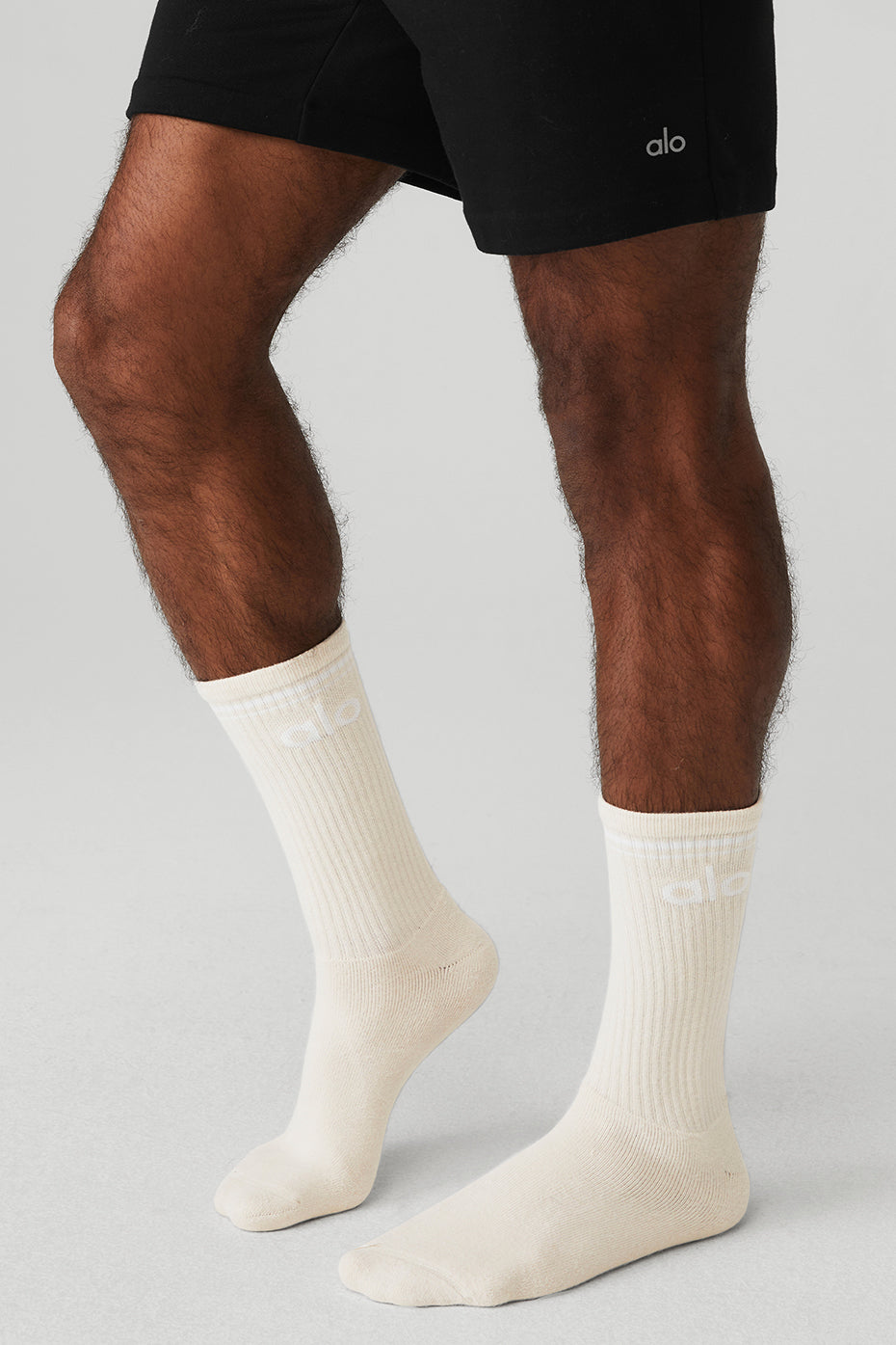 Unisex Throwback Sock - Bone/White — photo 2