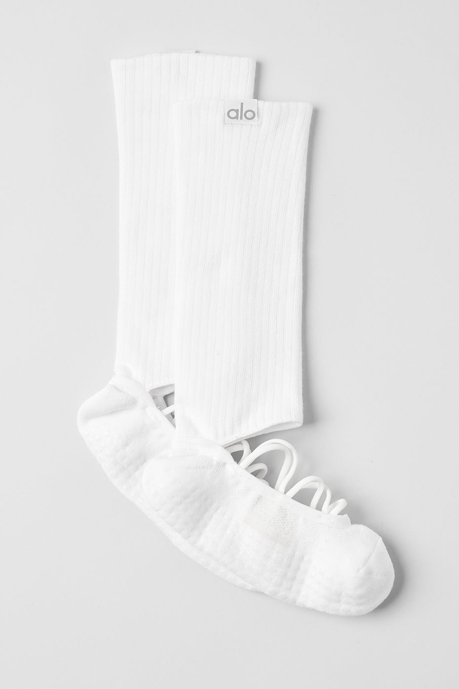 Women's Strappy Siren Grip Sock - White — photo 3