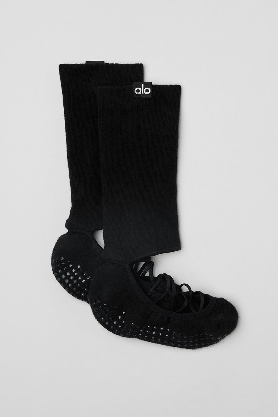 Women's Strappy Siren Grip Sock - Black — photo 3