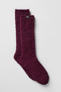 Women's Plush Lush Sock - Burgundy — photo 1