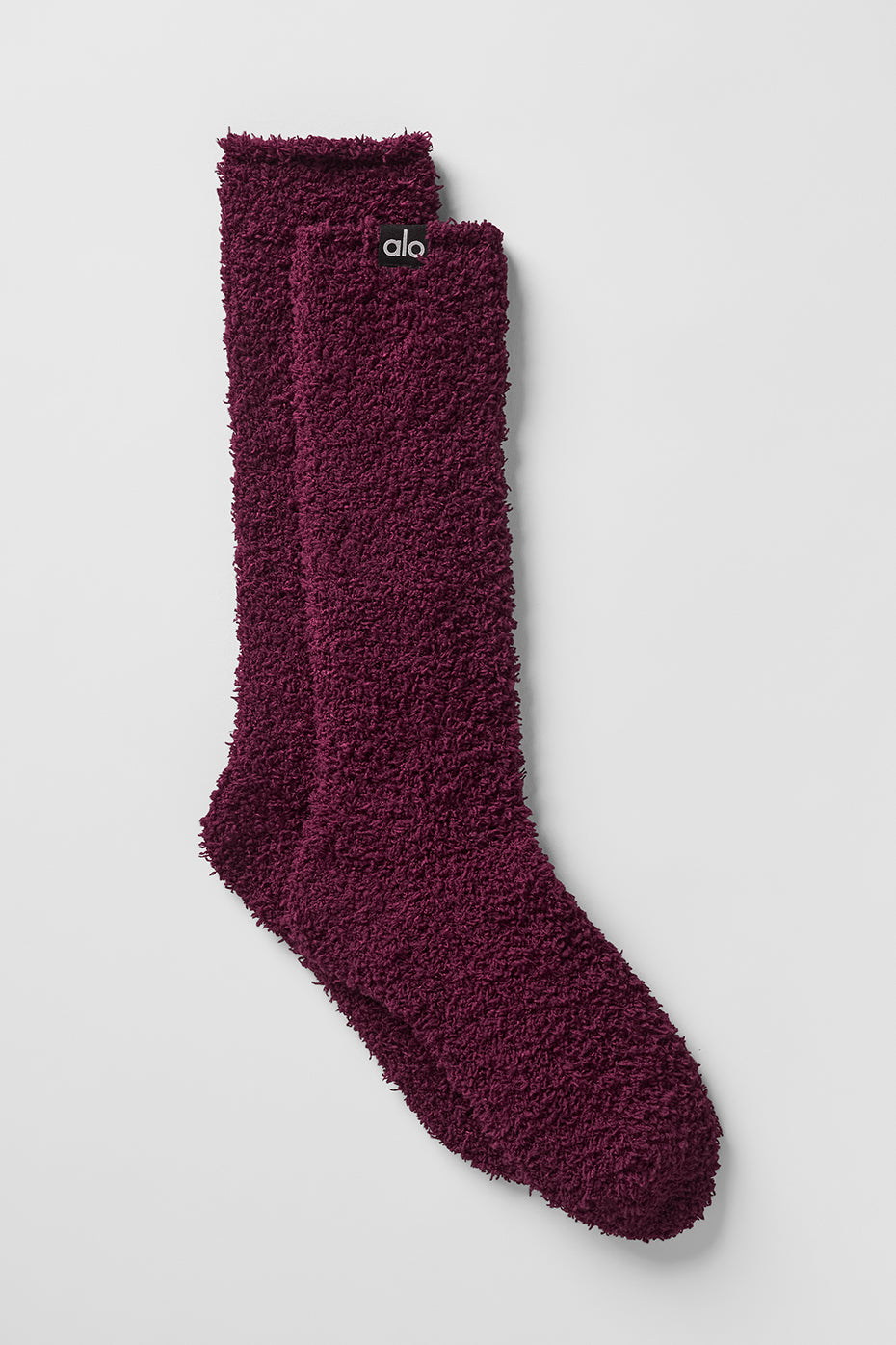 Women's Plush Lush Sock - Burgundy — photo 1