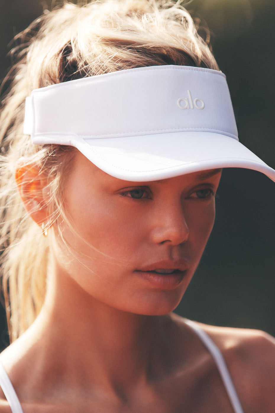 Performance Eclipse Visor - White/White — photo 1