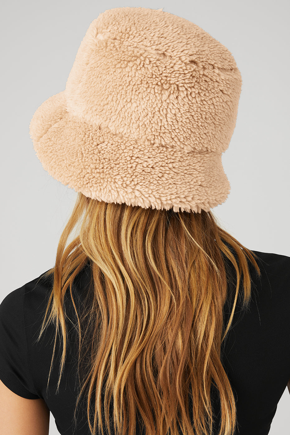 Foxy Sherpa Bucket Hat - Camel — photo 4