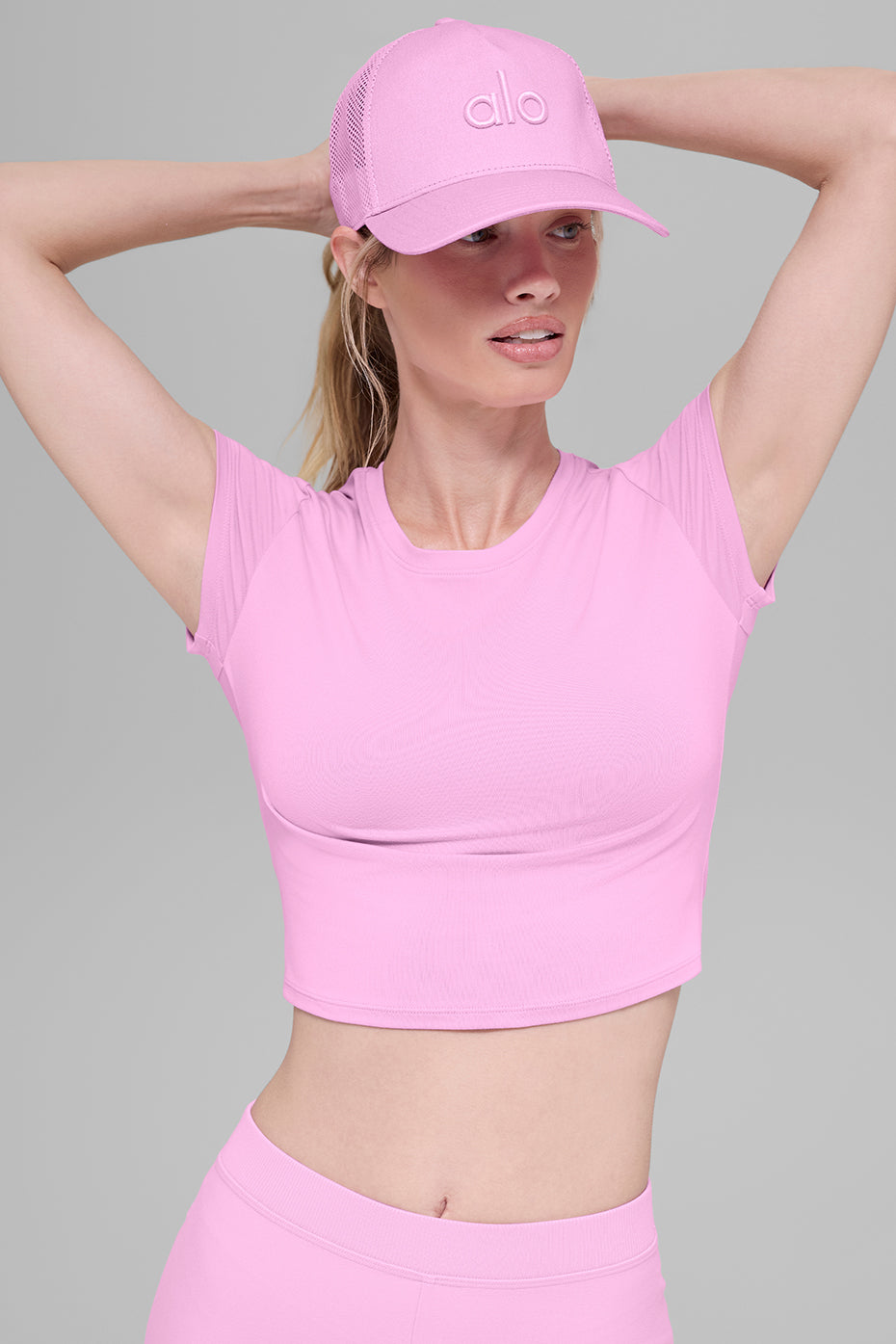 District Trucker Hat - Candy Heart Pink — photo 2