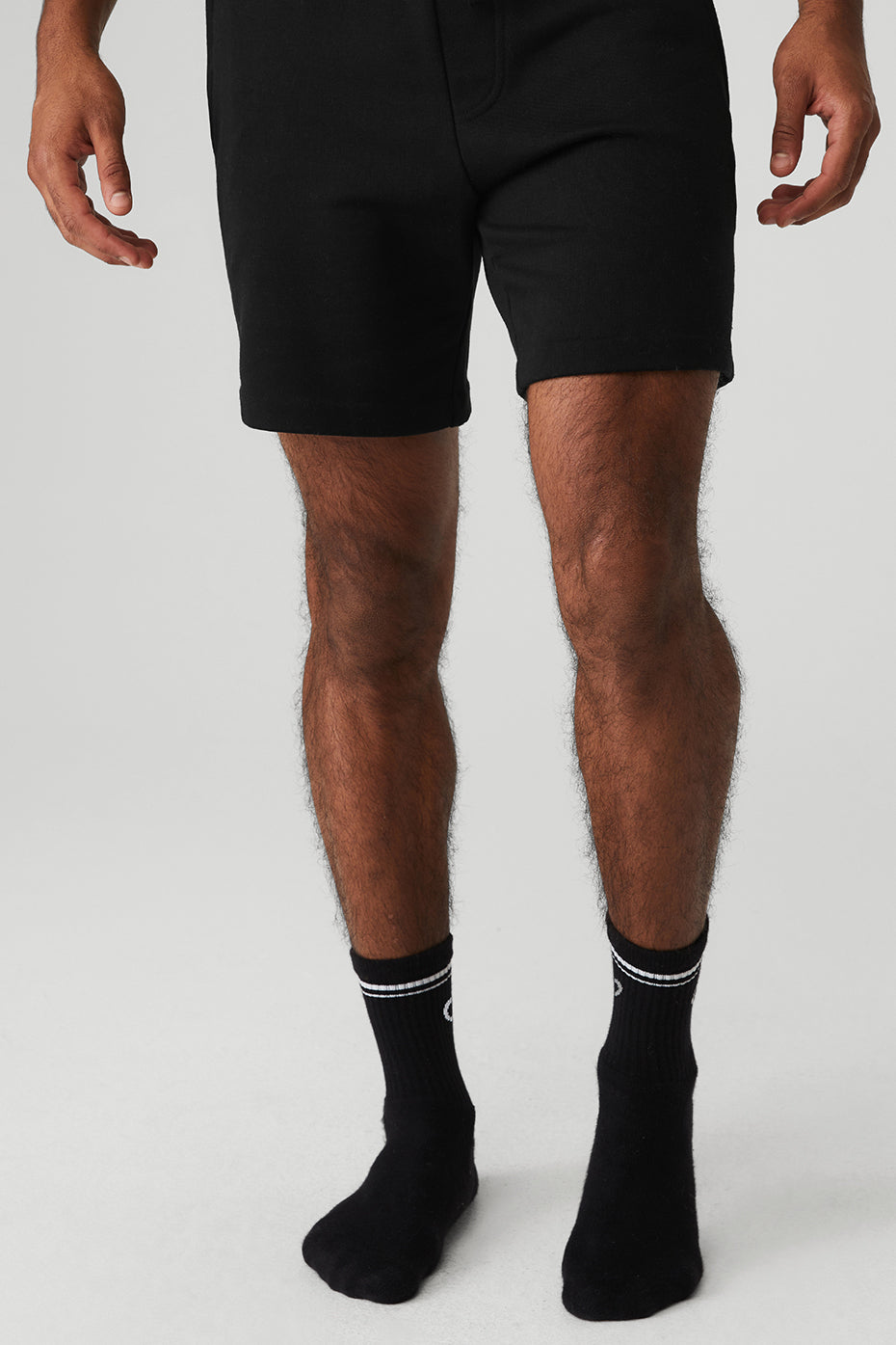 Unisex Half-Crew Throwback Sock - Black/White — photo 2