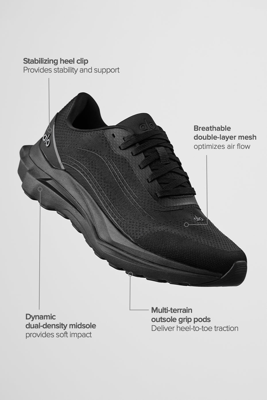 ALO Runner - Black/Black — photo 2