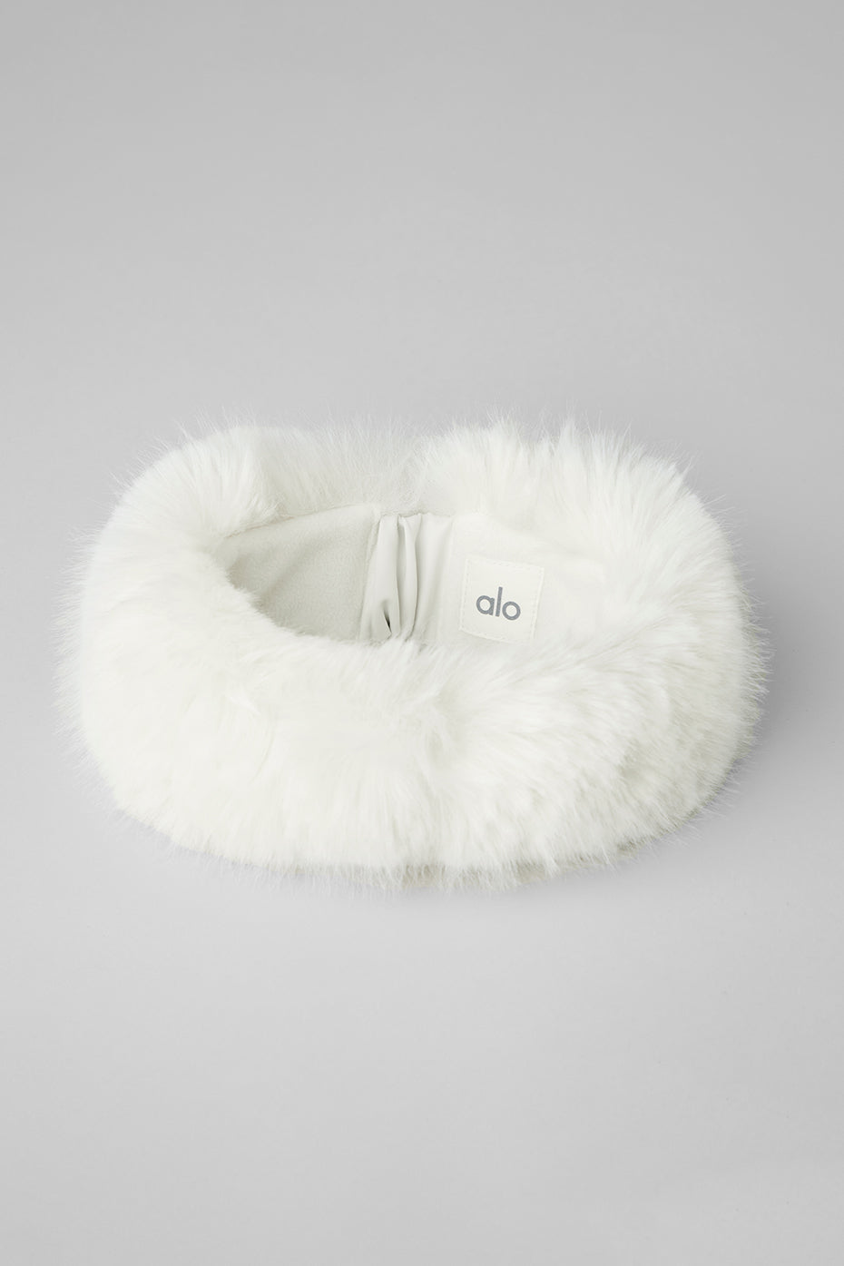Opulent Faux Fur Wintersun Headband - Ivory — photo 2