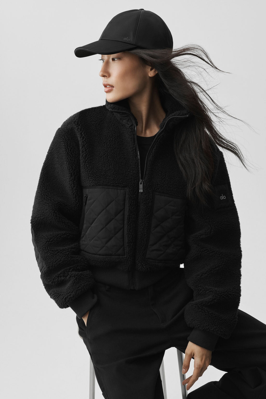 Satin Off-Duty Cap - Black — photo 2