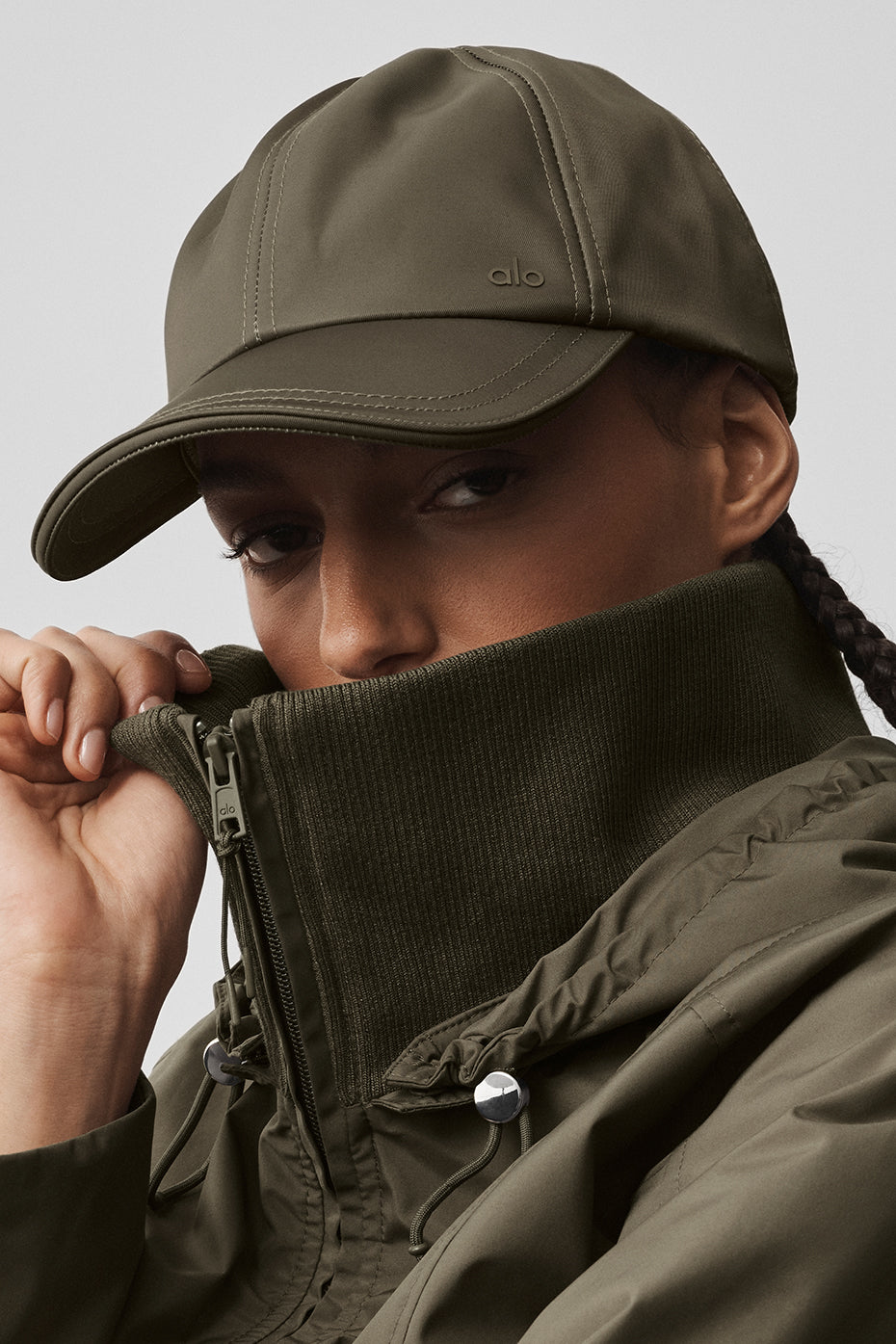 Satin Off-Duty Cap - Olive Tree — photo 2