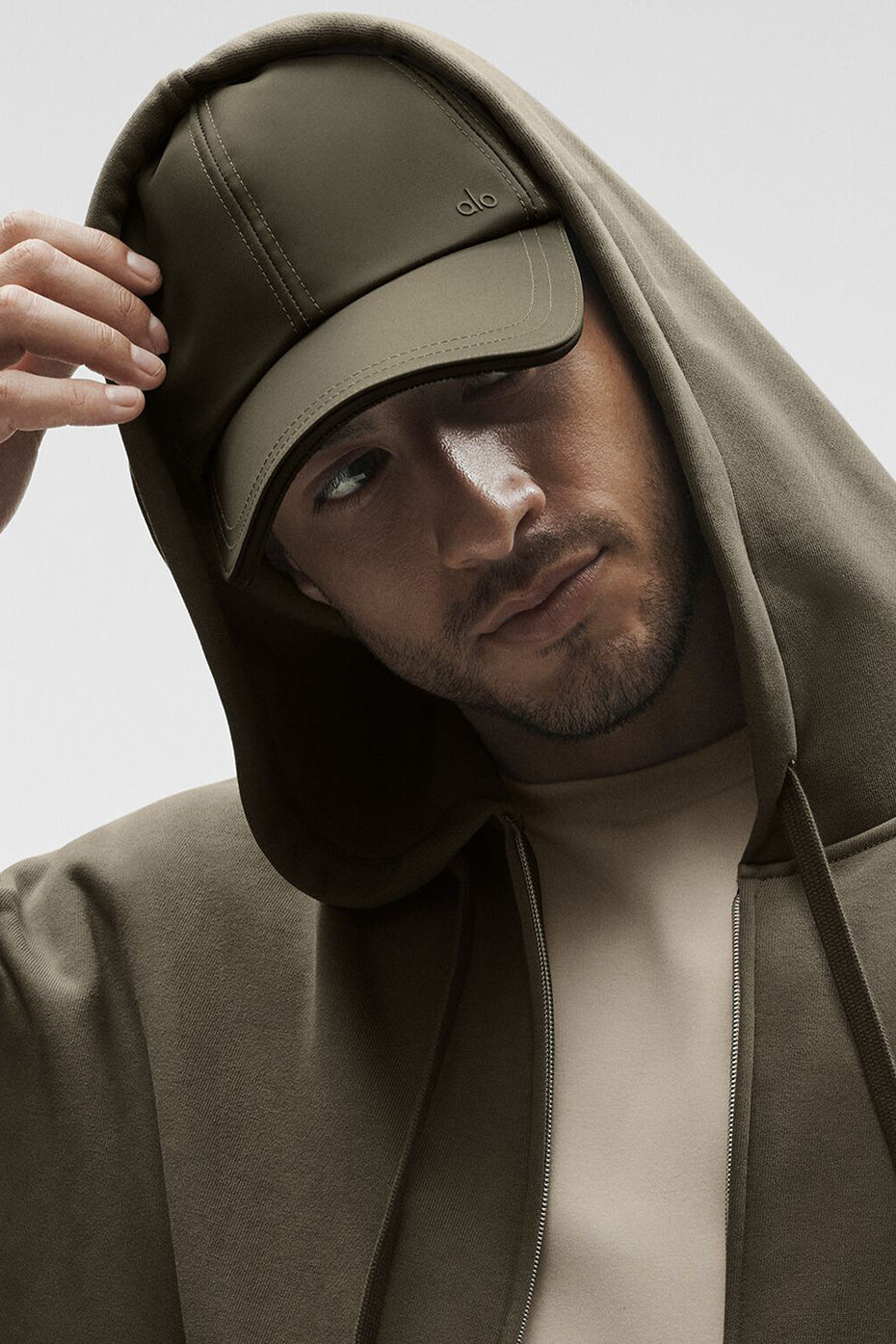 Satin Off-Duty Cap - Olive Tree — photo 4