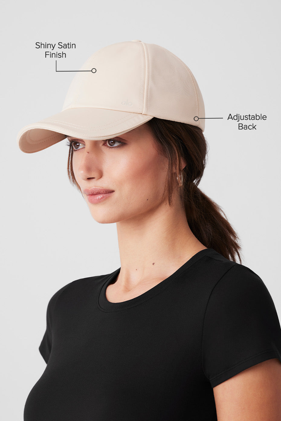Satin Off-Duty Cap - Creme — photo 2