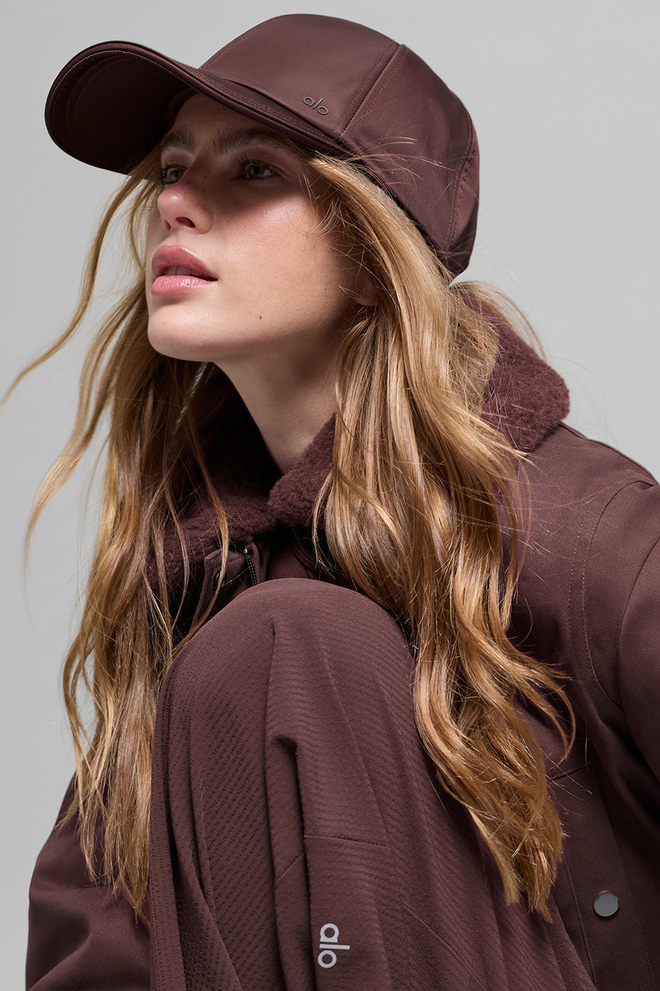 Satin Off-Duty Cap - Brownstone — photo 2