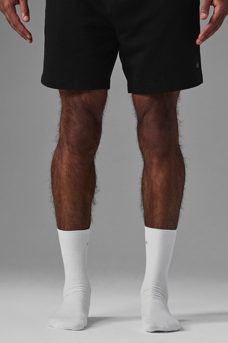 Unisex Half-Crew Understated Sock - White — photo 2