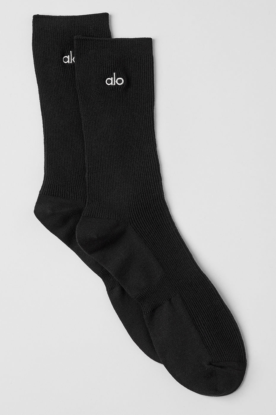 Unisex Half-Crew Understated Sock - Black — photo 1
