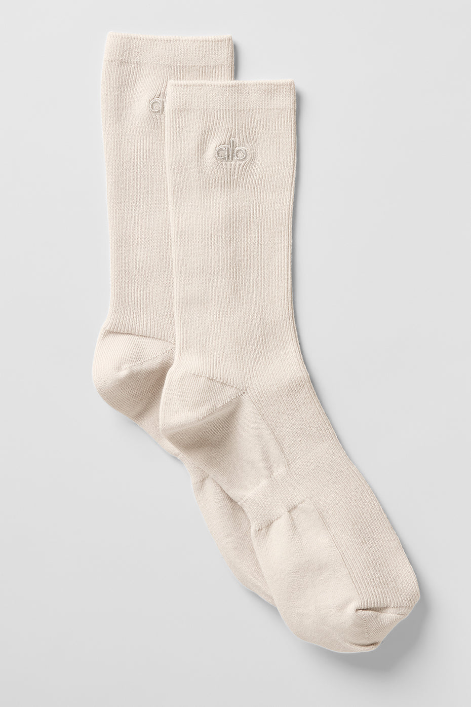 Unisex Half-Crew Understated Sock - Bone — photo 1