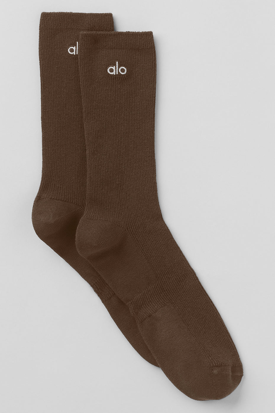Unisex Half-Crew Understated Sock - Espresso — photo 1
