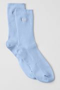 Unisex Half-Crew Understated Sock - Seashell Blue — photo 1