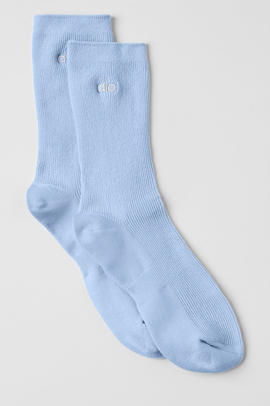 Unisex Half-Crew Understated Sock - Seashell Blue — photo 1