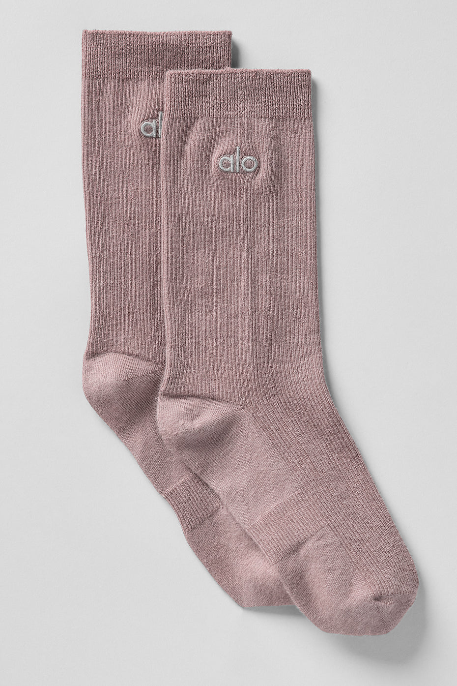 Unisex Half-Crew Understated Sock - Mushroom — photo 1