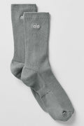 Unisex Half-Crew Understated Sock - Lunar Grey — photo 1