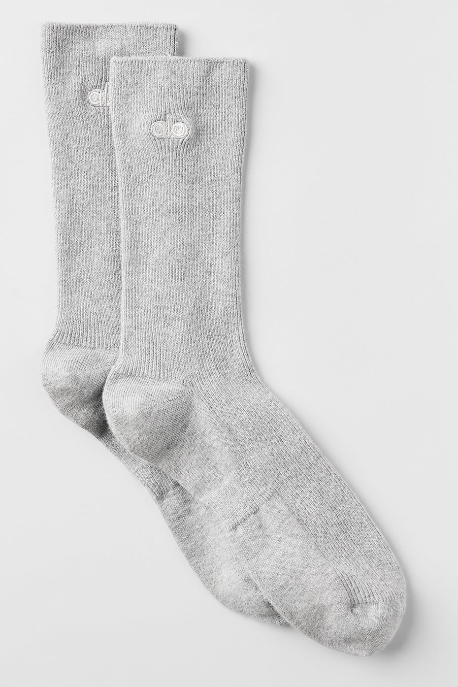Unisex Half-Crew Understated Sock - Athletic Heather Grey — photo 1