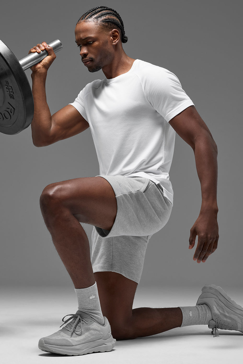 Unisex Half-Crew Understated Sock - Athletic Heather Grey — photo 3