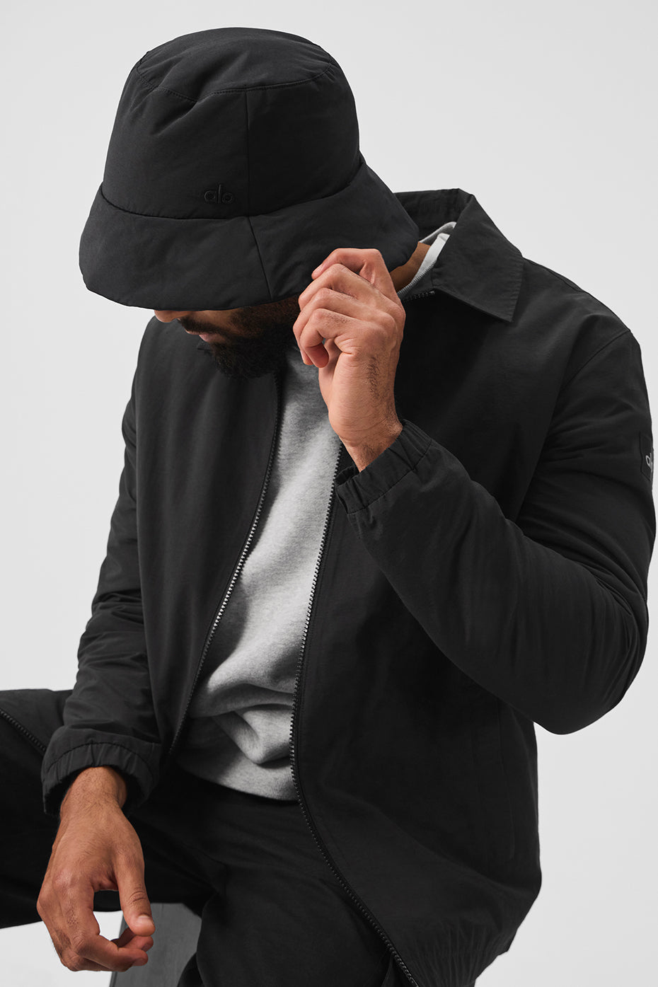 Good Shade Puffer Bucket Hat - Black — photo 4