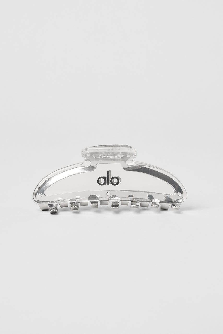 Acrylic Illusion Claw Clip - Clear Acetate/Chrome — photo 2