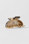 Acrylic Illusion Claw Clip - Gravel/Brushed Gold — photo 1
