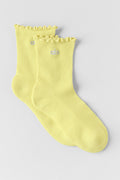 Women's Lettuce Edge Sock - Sunshine — photo 1
