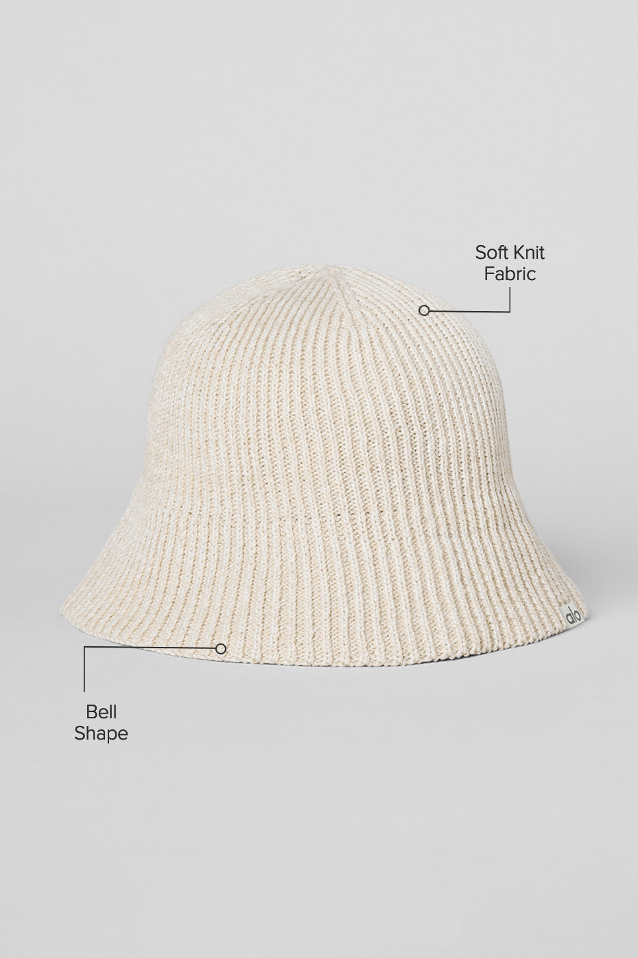Denim Knit Cloche - Ivory/Oatmilk — photo 2